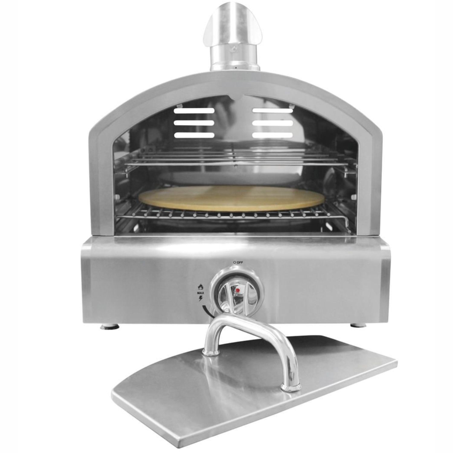 Gas pizza oven South Africa — stainless steel portable outdoor pizza oven with pizza stone